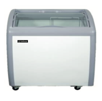 Congelador Tapa de Cristal CHPC 260